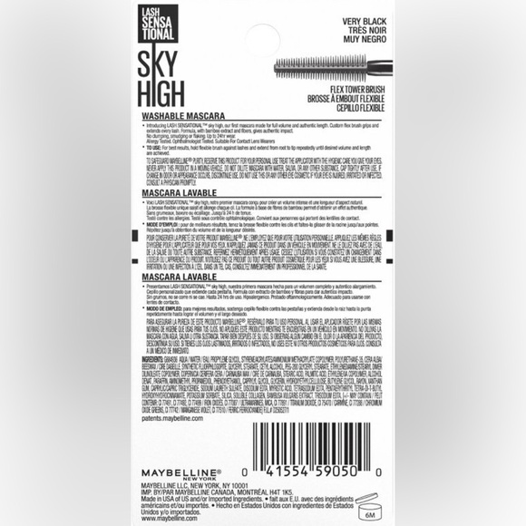 NIP Lash Sensational Sky High Lengthening Mascara - Picture 3 of 8